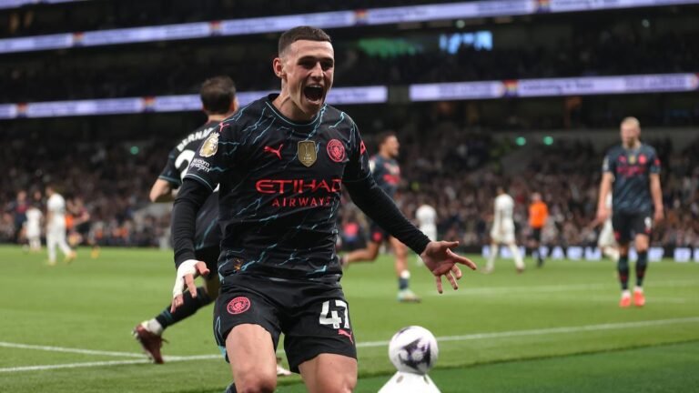 Man City’s Foden voted Premier League player of the season