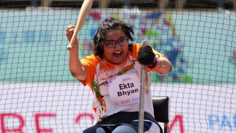 World Para Athletic C’ships 2024: Ekta wins gold with season’s best effort in club throw