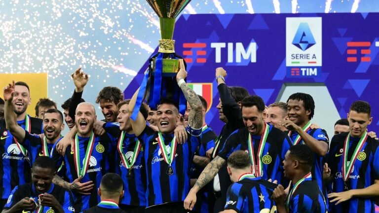 Serie A: Inter celebrates 20th title at San Siro, Sassuolo relegated