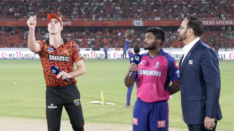 SRH vs RR Live Toss Updates, Qualifier 2 IPL 2024: Who will win the coin flip in Sunrisers Hyderabad vs Rajasthan Royals today?