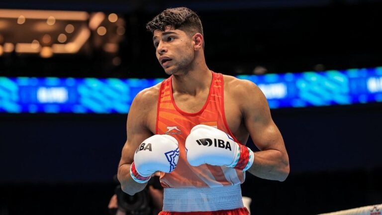 Boxing World qualifiers: Nishant Dev outclasses Otgonbaatar in two minutes, Abhinash Jamwal loses close bout