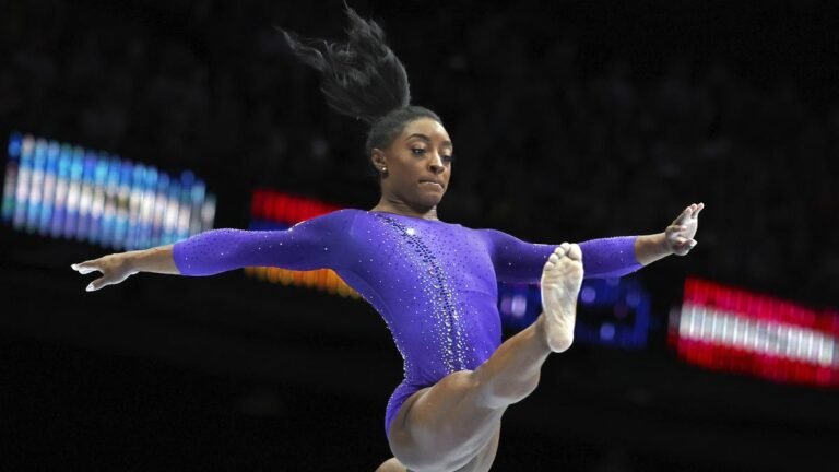 Biles eyes ninth all-around title at U.S. championships