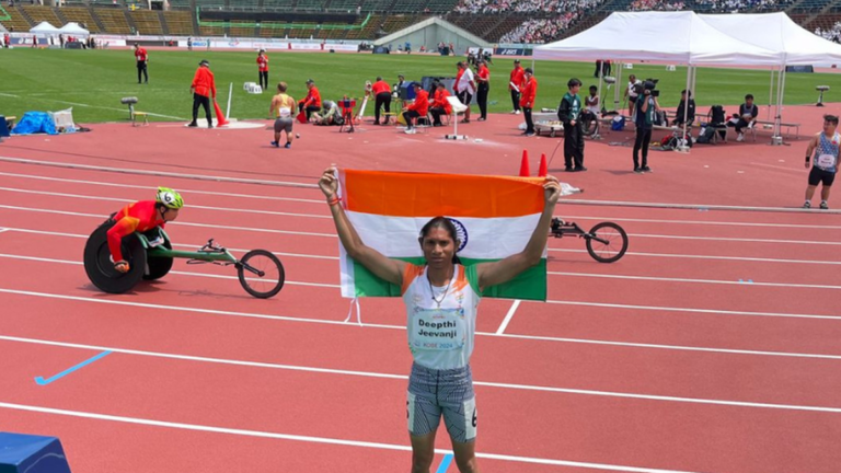 World Para Athletics C’ships 2024: Deepthi Jeevanji wins gold in women’s T20 400m by clocking a world record