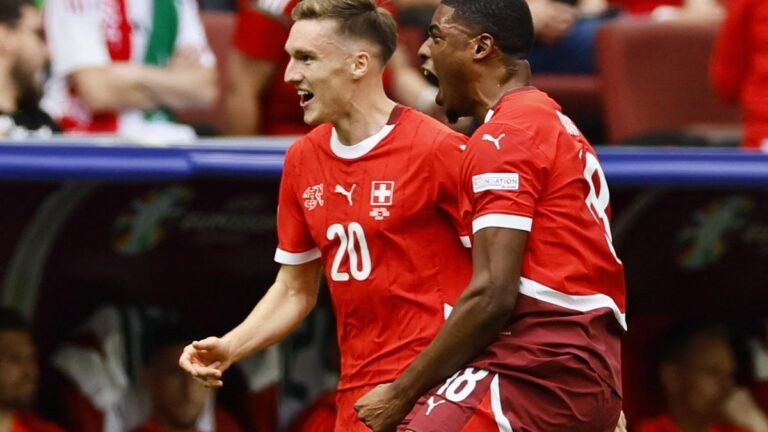 Euro 2024: Switzerland beats Hungary 3-1