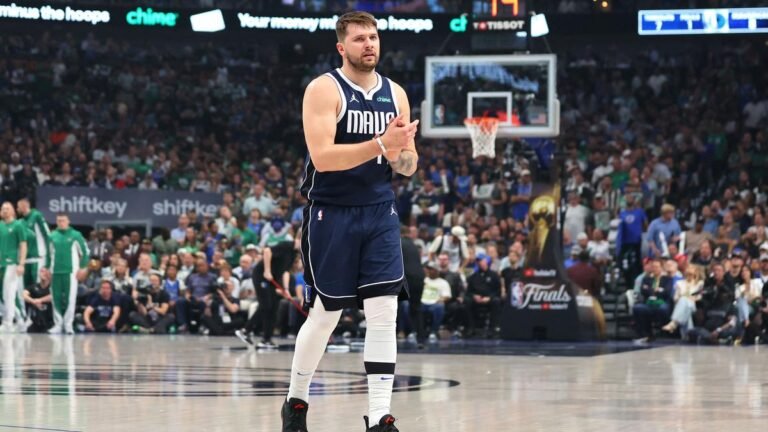 NBA Finals 2023-24: Luka Doncic, Mavs avert sweep with Game 4 blowout