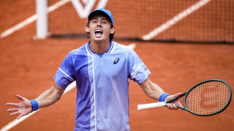 French Open 2024: Australian De Minaur stuns Medvedev to reach Roland Garros quarters