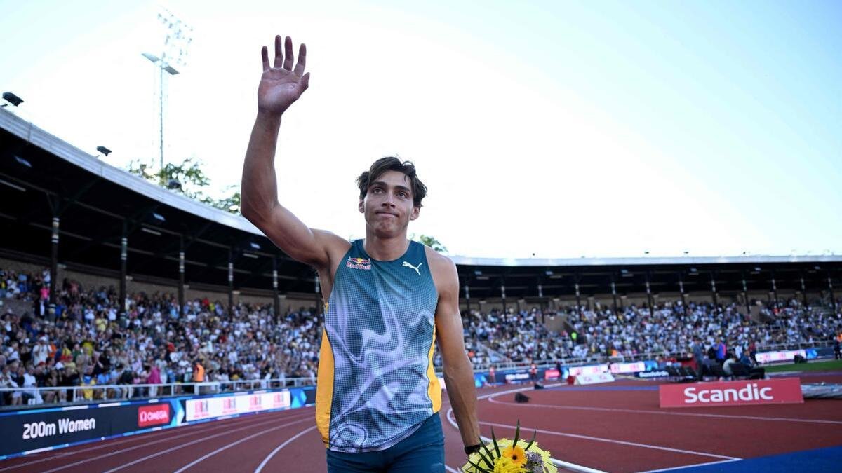 Duplantis wins at Stockholm Diamond League but falls short of record