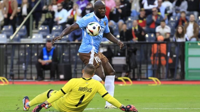 Euro 2024 warm-ups: Lukaku scores twice as Belgium beat Luxembourg