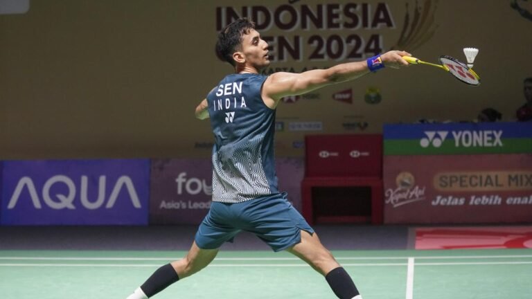 Indonesia Open 2024: Lakshya Sen, Sumeeth-Sikki pair through to next round