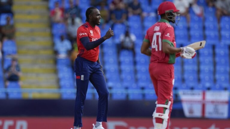 ENG vs OMA, T20 World Cup: England bowls out Oman for record low score