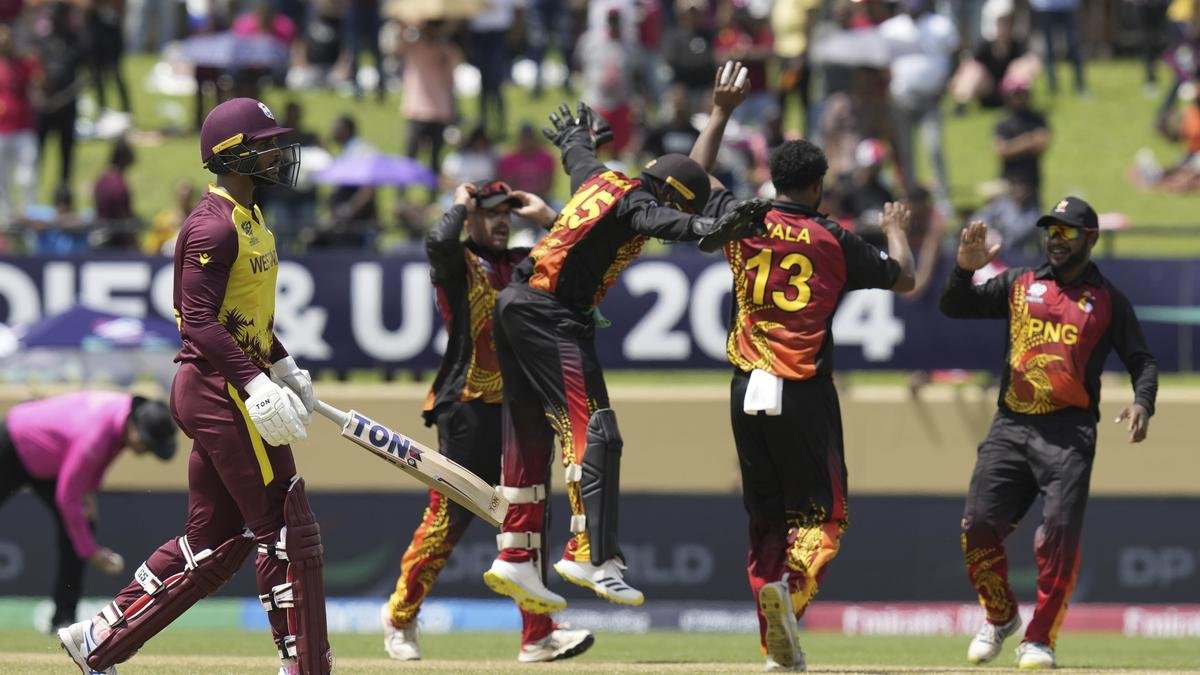 WI vs PNG, T20 World Cup 2024: West Indies escapes to five-wicket win vs Papua New Guinea