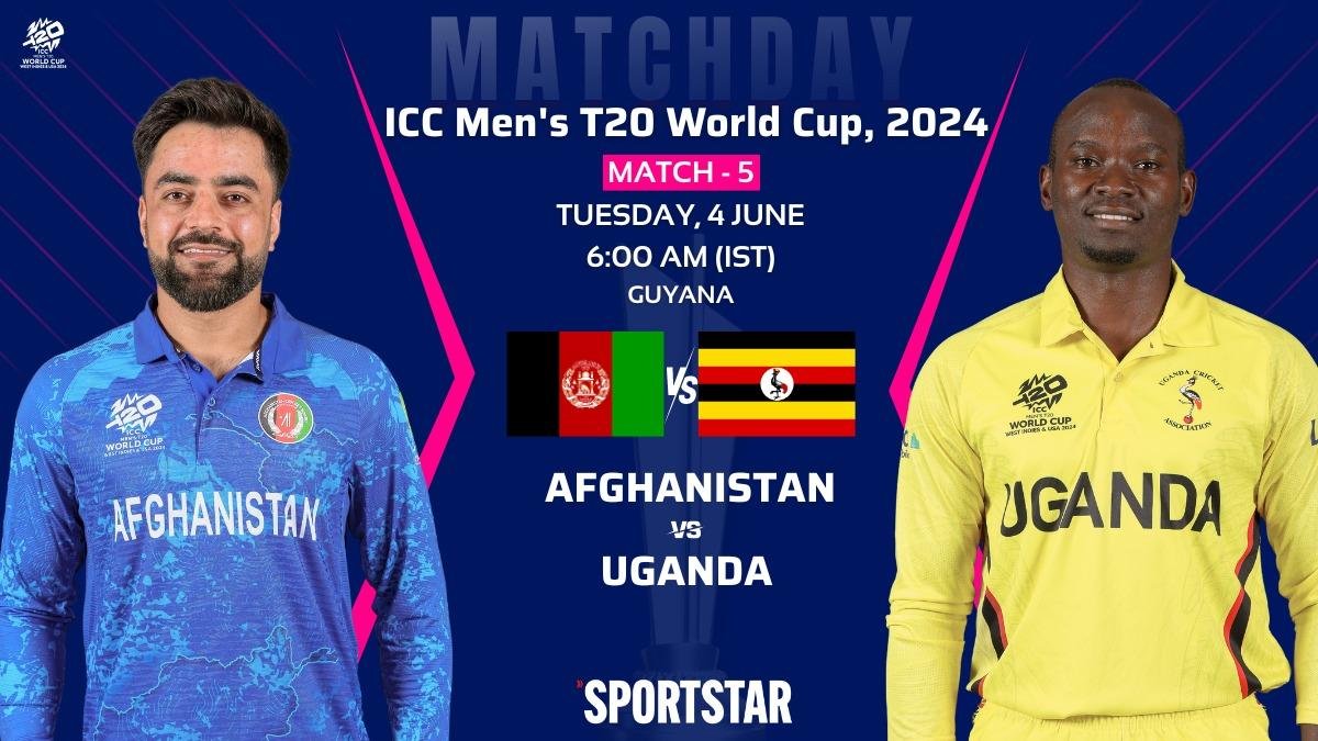 AFG vs UGA Live Score, T20 World Cup 2024: Afghanistan takes on Uganda in Guyana