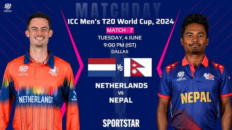 Netherlands vs Nepal Live Score, T20 World Cup 2024: NED takes on NEP in Group D clash; Toss at 8:30 PM IST, squad