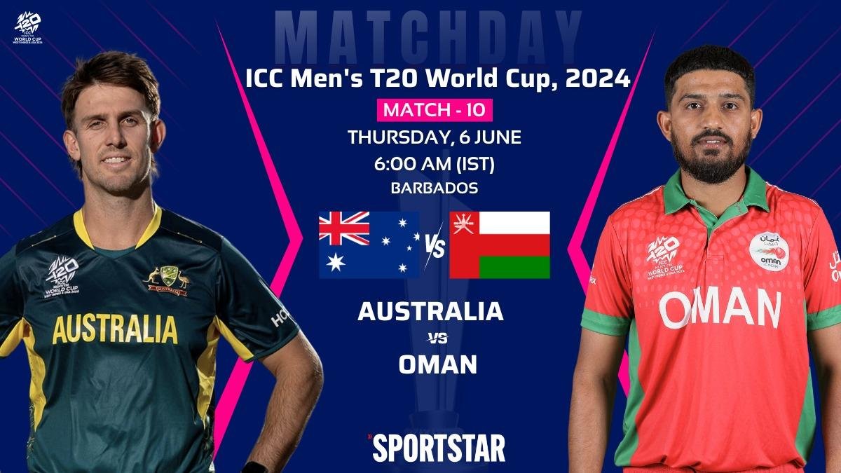 Australia vs Oman Live Score, T20 World Cup 2024: Australia takes on Oman in Barbados, Toss at 5:30 am IST