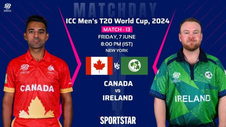 CAN vs IRE Live Score, T20 World Cup 2024: Canada, Ireland eye first win of tournament; Toss at 7:30 PM IST