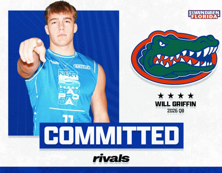 Top 10 QB Recruit Will Griffin Commits To Florida Gators Football